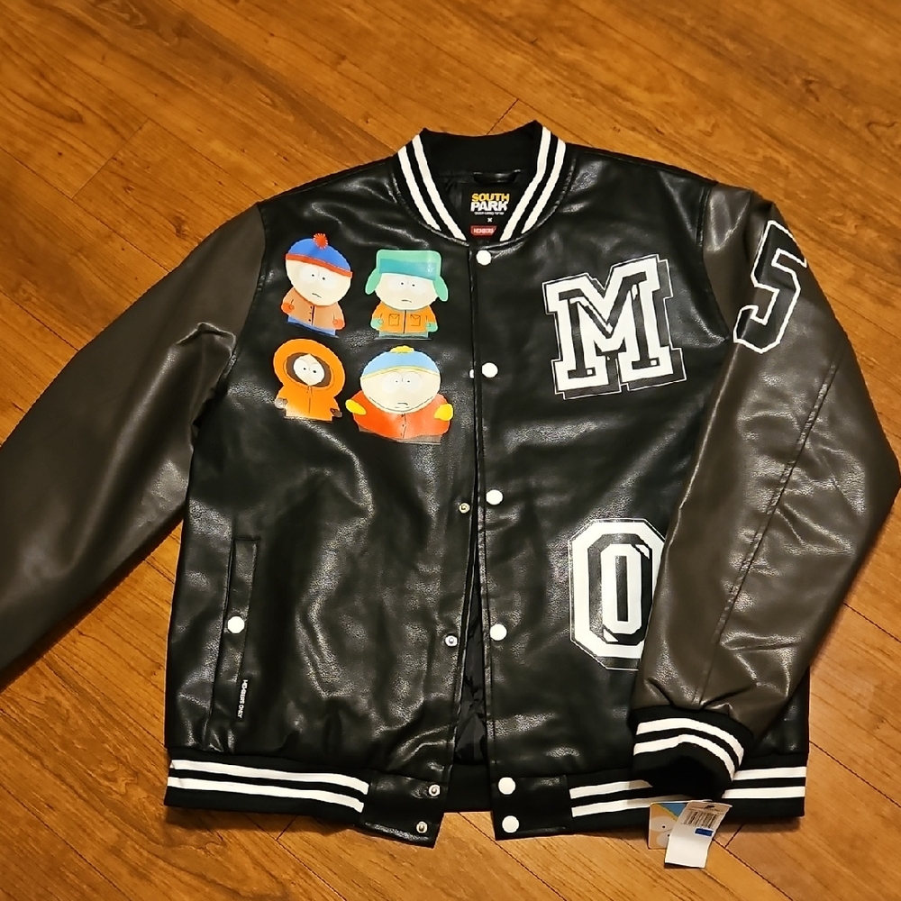 Members Only South Park Bomber Varsity Mens Jacket XL NWT